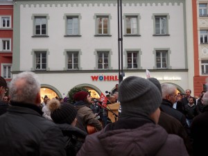 Demo am Stadtplatz Straubing 1 